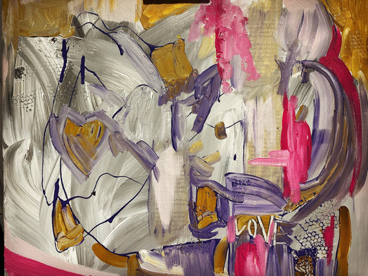 Behind the Easel